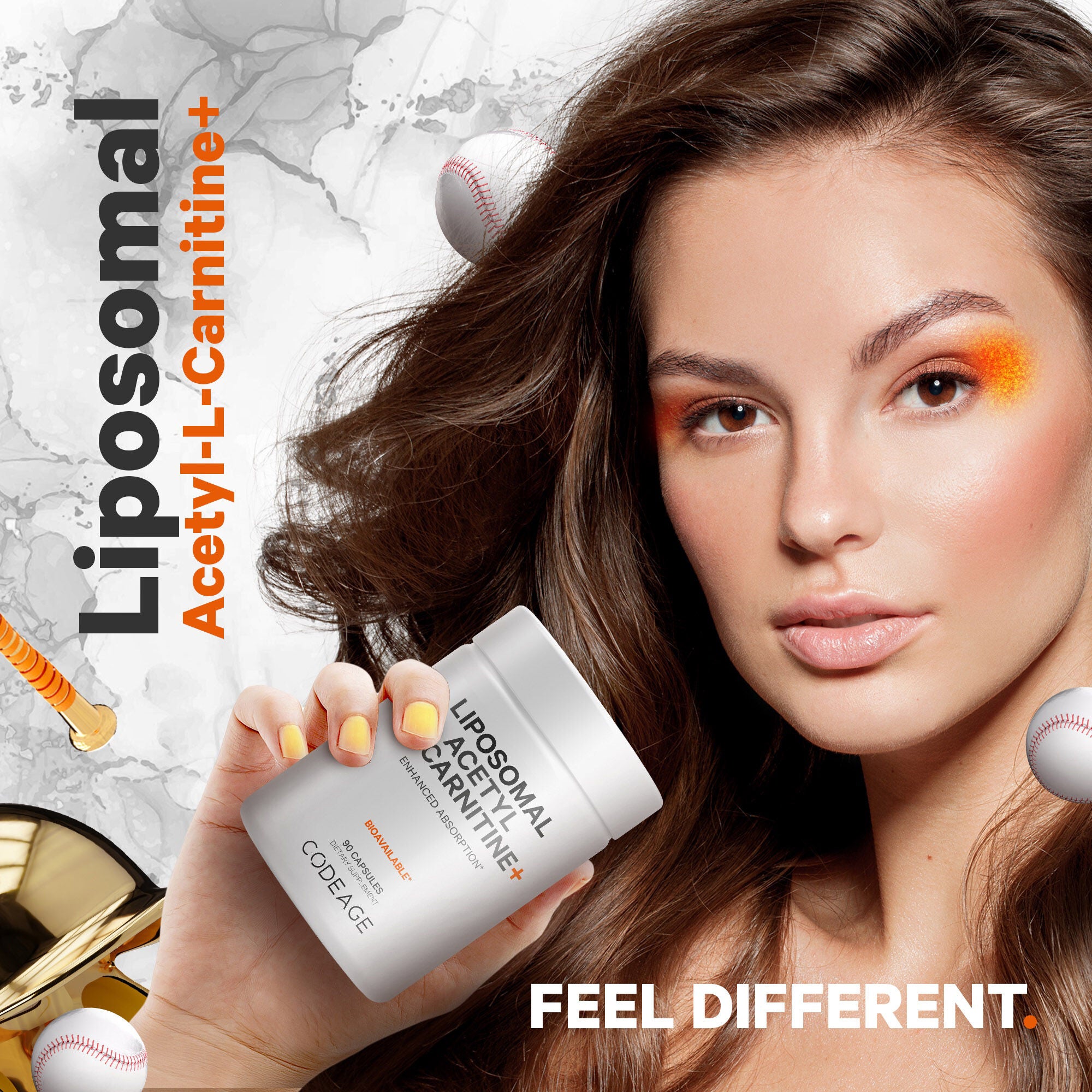 Codeage - Liposomal Acetyl L-Carnitine+ - 90 Capsules | GNC